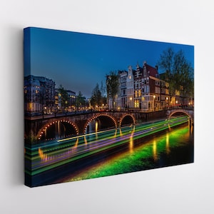 Amsterdam Canvas Art, Netherlands Wall Art, Amsterdam Print