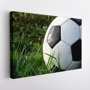 Soccer Canvas Print, Soccer Wall Art, Soccer Fan Gift, Soccer Canvas Art