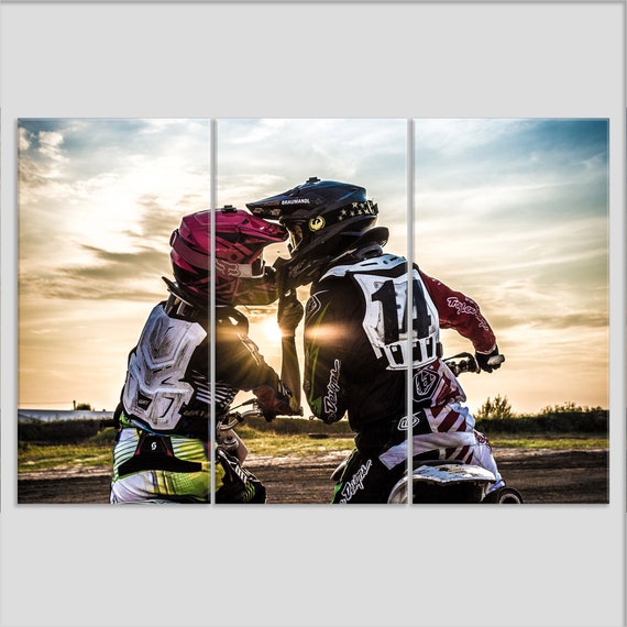 Motocross – designer canvas print – Photowall