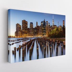 Manhattan Canvas Print, New York Wall Art, New York Skyline