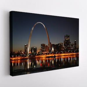 St. Louis Canvas Print, Gateway Arch, St. Louis Wall Art