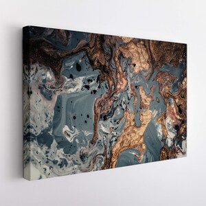 Abstract Marble Canvas Art, Marble Wall Art, Contemporary Canvas Print, Abstract Wall Art