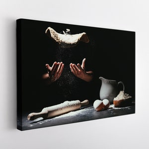 Pizza Wall Art, Pizza Canvas Print, Kitchen Wall Art, Pizzeria Wall Decor