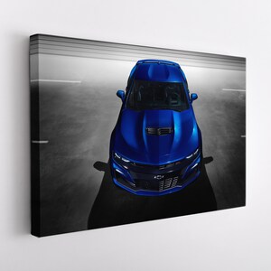 Chevrolet Camaro Canvas Print, Chevrolet Wall Art, Sport Auto Print, Chevrolet Canvas Art