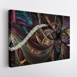 Abstract Canvas Wall Art, Abstract Canvas Print, Modern Canvas Art