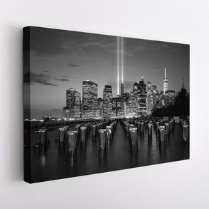 New York Black And White Canvas Print, New York Wall Art