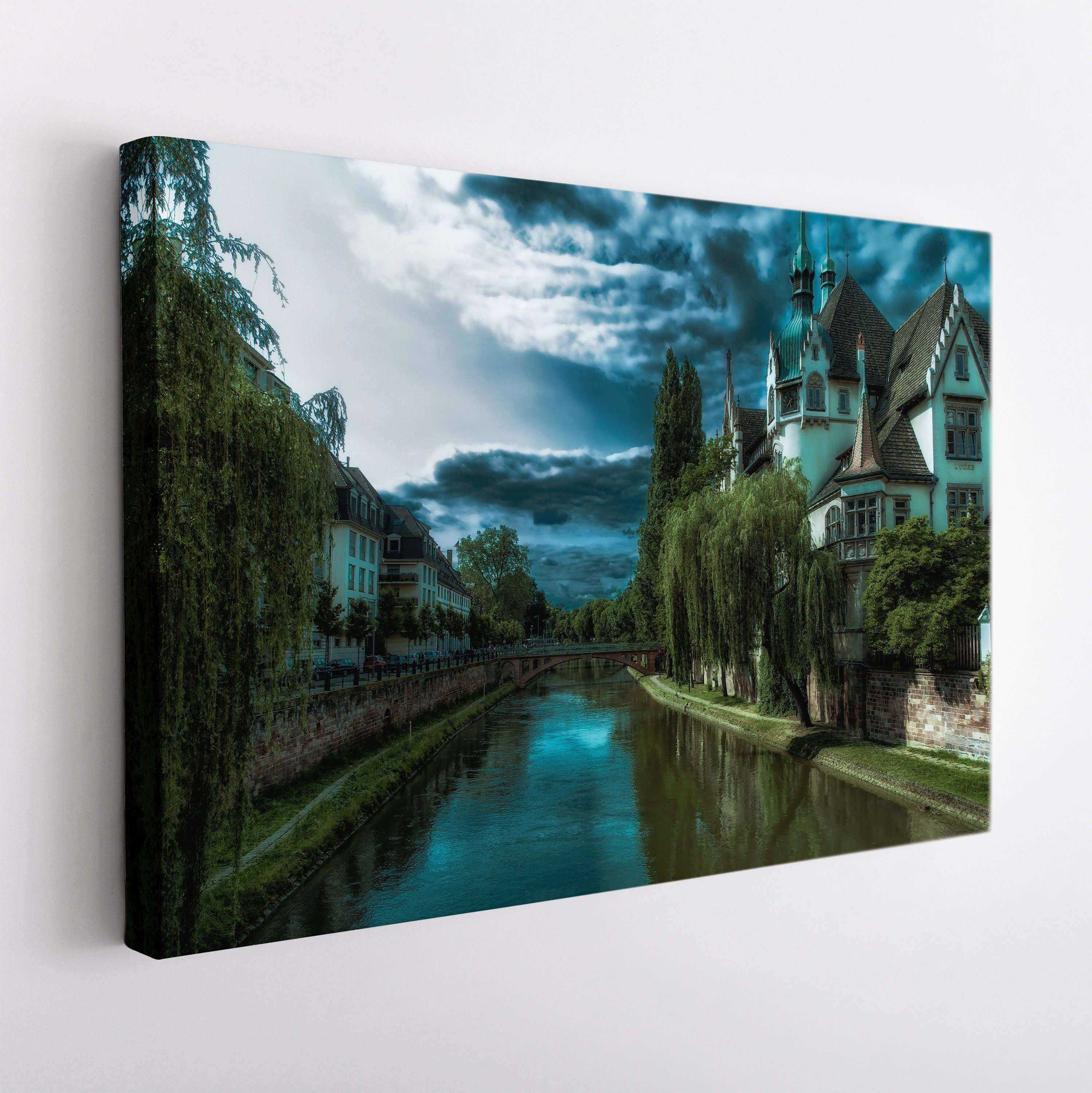 Strasbourg Canvas Print, France Wall Art, Large Strasbourg Downtown