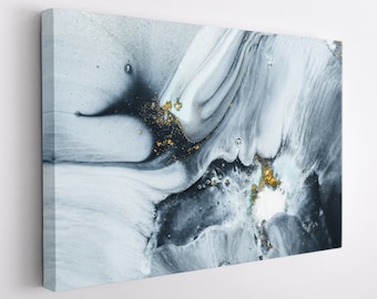 Abstract Marble Canvas Print, Marble Wall Art, Contemporary Print, Abstract Wall Art