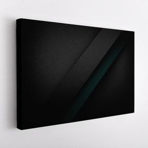 Abstract Canvas Print, Abstract Wall Art, Abstract Black Wall Decor