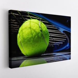 Tennis Canvas Print, Tennis Wall Art, Tennis Fan Gift, Tennis Canvas Art