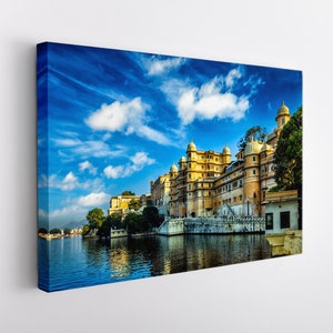Udaipur Canvas Print, Rajasthan, India Wall Art, India Canvas Art