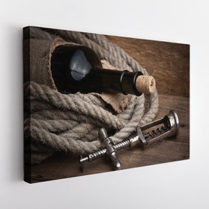 Wine Wall Art, Wine Canvas Print, Kitchen Wall Art, Winery Wall Decor