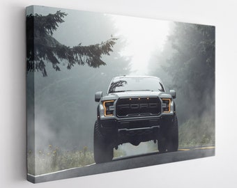 Ford F-150 Raptor Wall Art, Ford Canvas Print, Sport Car Print, Ford Canvas Art