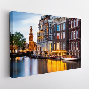 Amsterdam Canvas Art, Netherlands Wall Art, Amsterdam Print