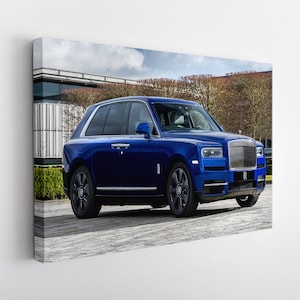 Rolls-Royce Cullinan Canvas Print, Rolls-Royce Wall Art, Sport Car Print, Rolls-Royce Canvas Art