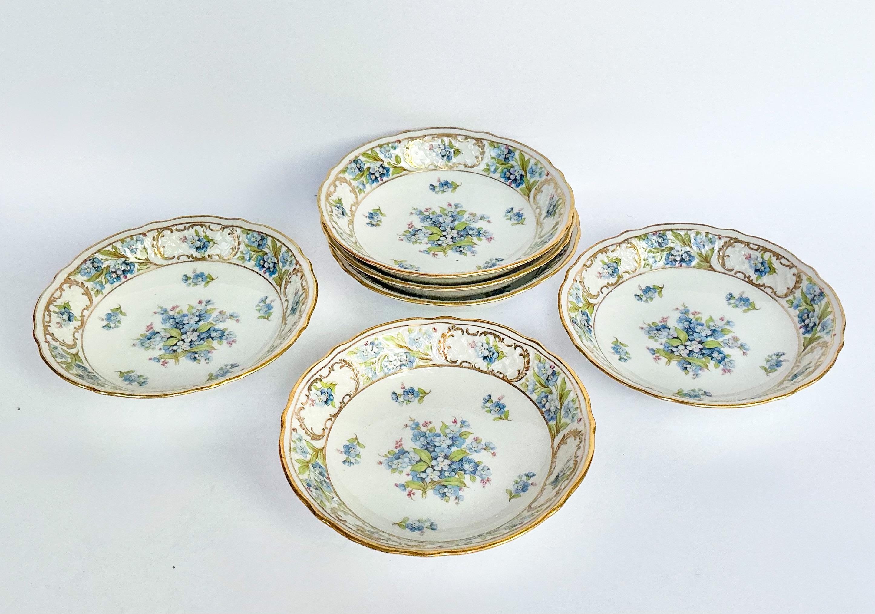 Schumann Arzberg Bavaria. Vintage German China, Forget Me Not