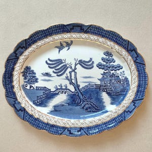 Vintage Booth’s Platter, pattern Real Old Willow