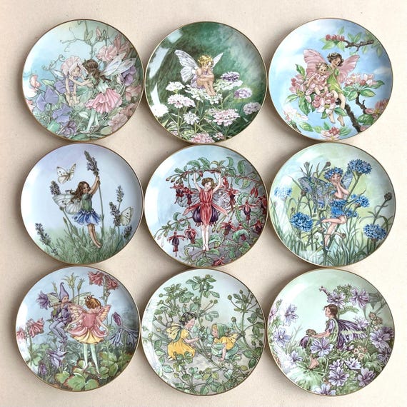 Villeroy and Boch Flower Fairies Collection, Wall Plates, the