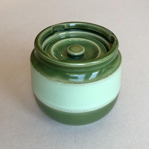 Tobacco Jar Storage Pot Humidor, Aonian Pottery, Early 1900’s