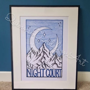 Night Court Print | ACOTAR Print