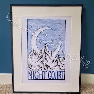 Night Court Digital Print - ACOTAR Print