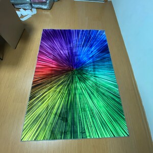 3D Vortex,colorful Rug,neon Art Rug,modern Rug,living Room Rug,area Rug ...
