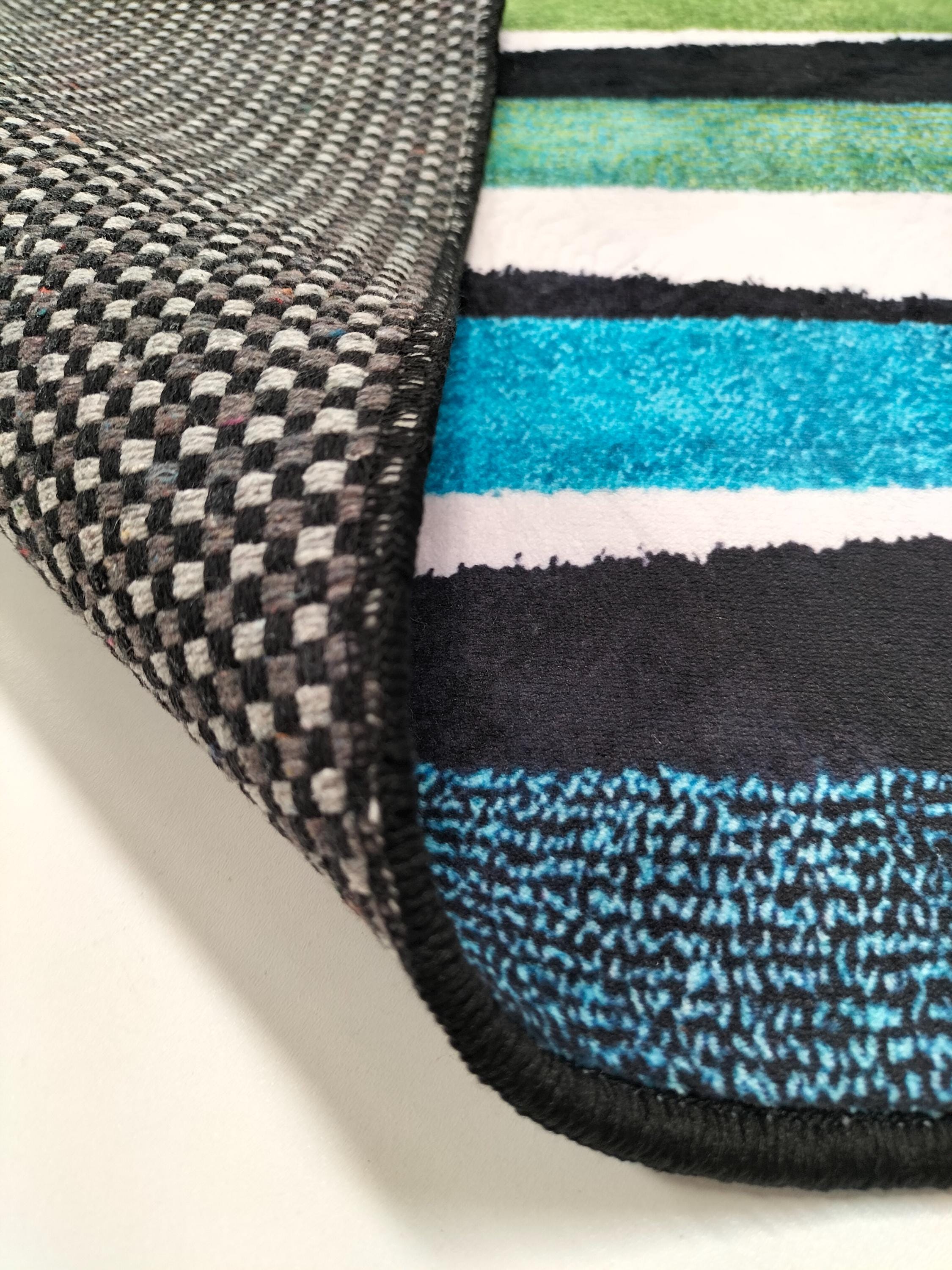 3d Pattern Runner Rug Colorful Hallway Runner Rug: 3D Print Cotton Woven, Non-slip - Etsy