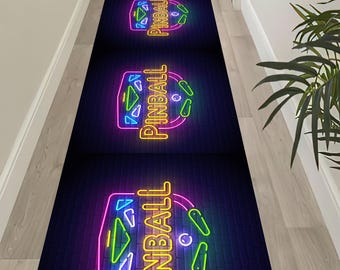 Alfombra Pinball Runner: Alfombra antideslizante para pasillo y entrada.