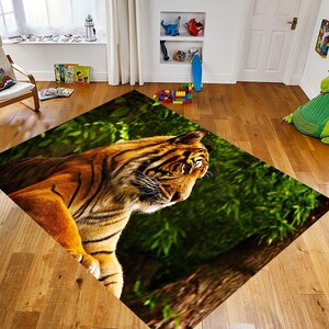 Lion,Lion Rug,Animal Patterned Rug,Custom Rug,Area &Modern Rug,Gift For Him,Home Decor,Housewarming Gift,Personalized Gifts,Boy Rug