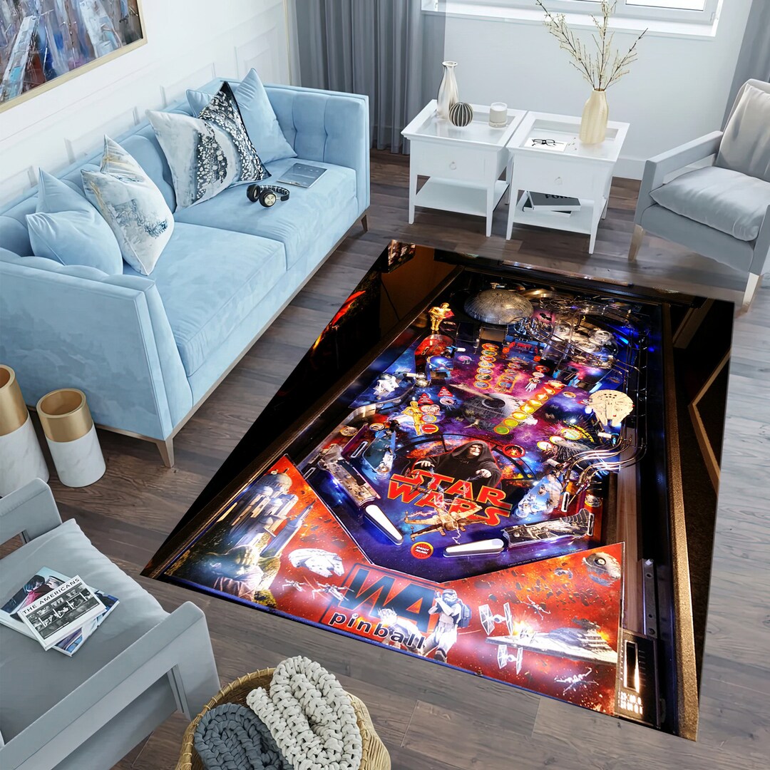 Pinball, Starwars Rug,pinball Playfield Rug,pinball Rug,cool Rug,fan ...