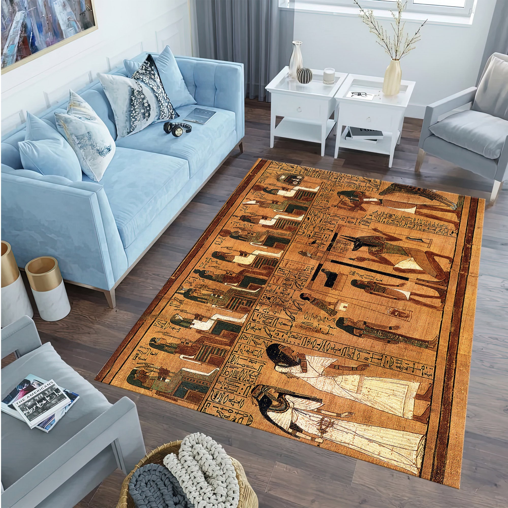 Tappeto In Juta Con Dettagli In Cotone Palena 60X90 SENAPE | Leroy Merlin - 9