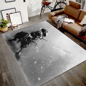 Anime Rug Living Room, Japanese Rug, Anime Rug For Bedroom, Fantastic Rug, Anime Rug, Custom Rug, Modern Rug, Manga Rug,Art Rug, Rug Design