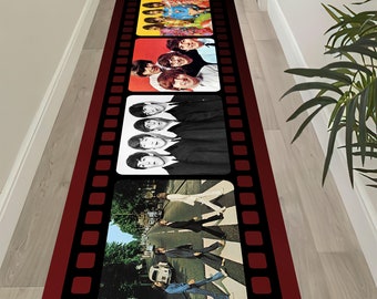 Alfombra de pasillo de The Beatles: alfombra antideslizante de algodón para pasillo