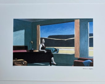 Edward Hopper Signed - Western Motel - Certificate