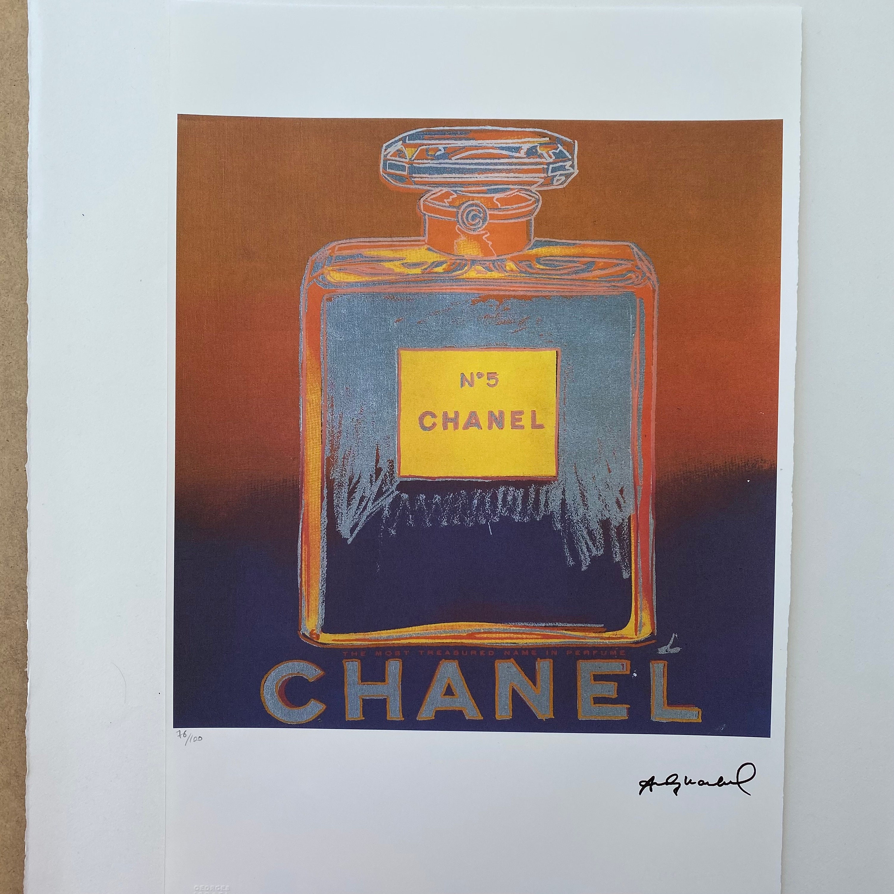 Andy Warhol chanel Lithograph Leo Castelli 