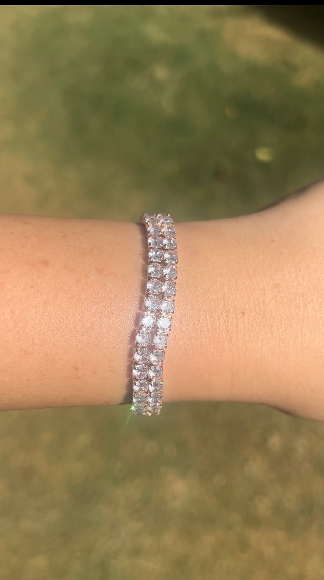 Deux Têtières De Bride Faites Main Pour Cheval - Cuir, Rangées De Strass Or Rose Et Blanc - Modèle EQB-31