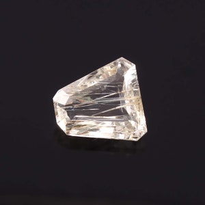 Beautiful Rutilated Kunzite Faceted  Kunzite With Rutile Loose Gemstone Prefect For Jewelry Making 15.6X15.1X7.9  MM