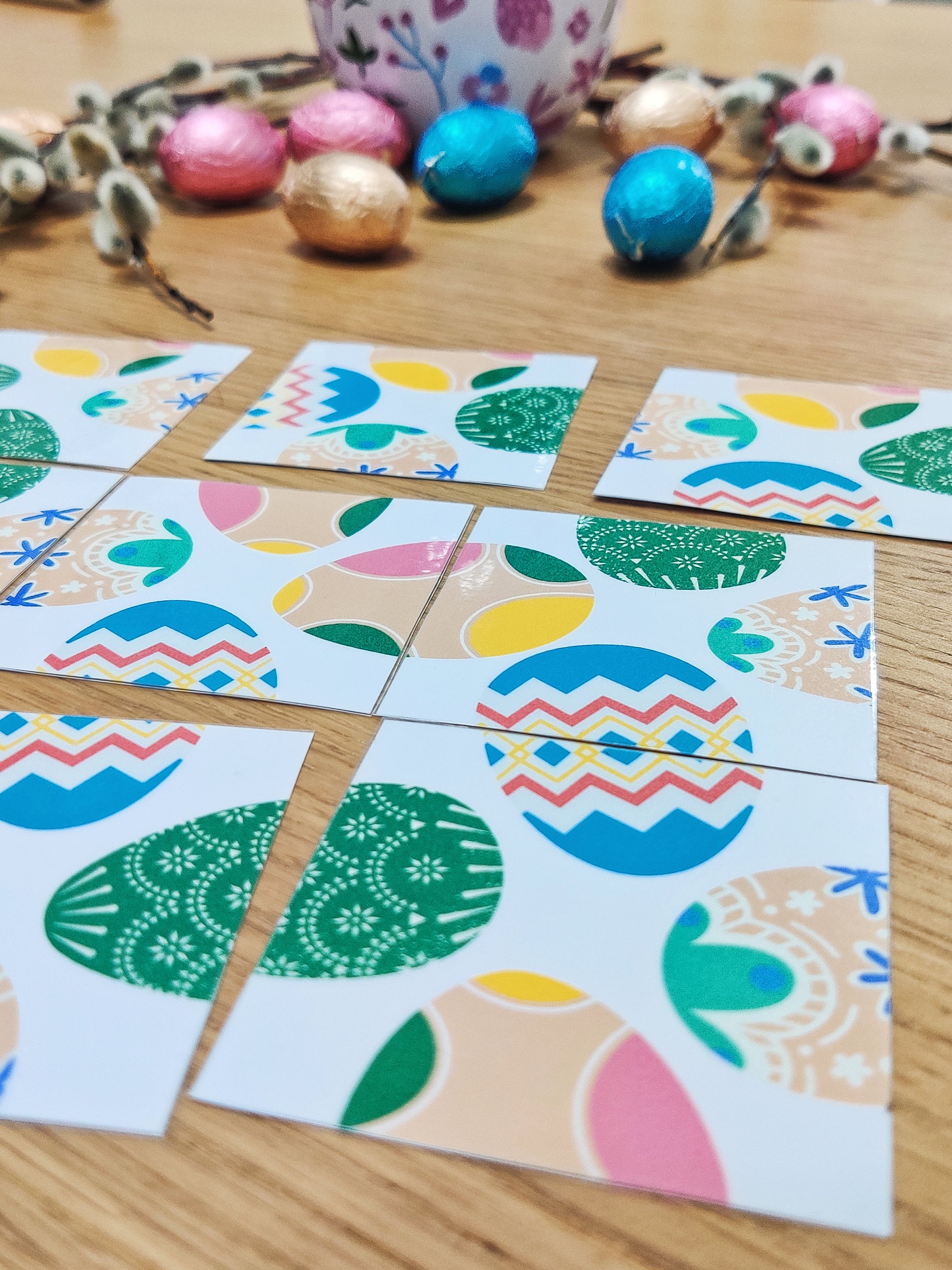 Easter Egg Puzzle, Printable Easter Games, Easter Gifts for Kids ...
