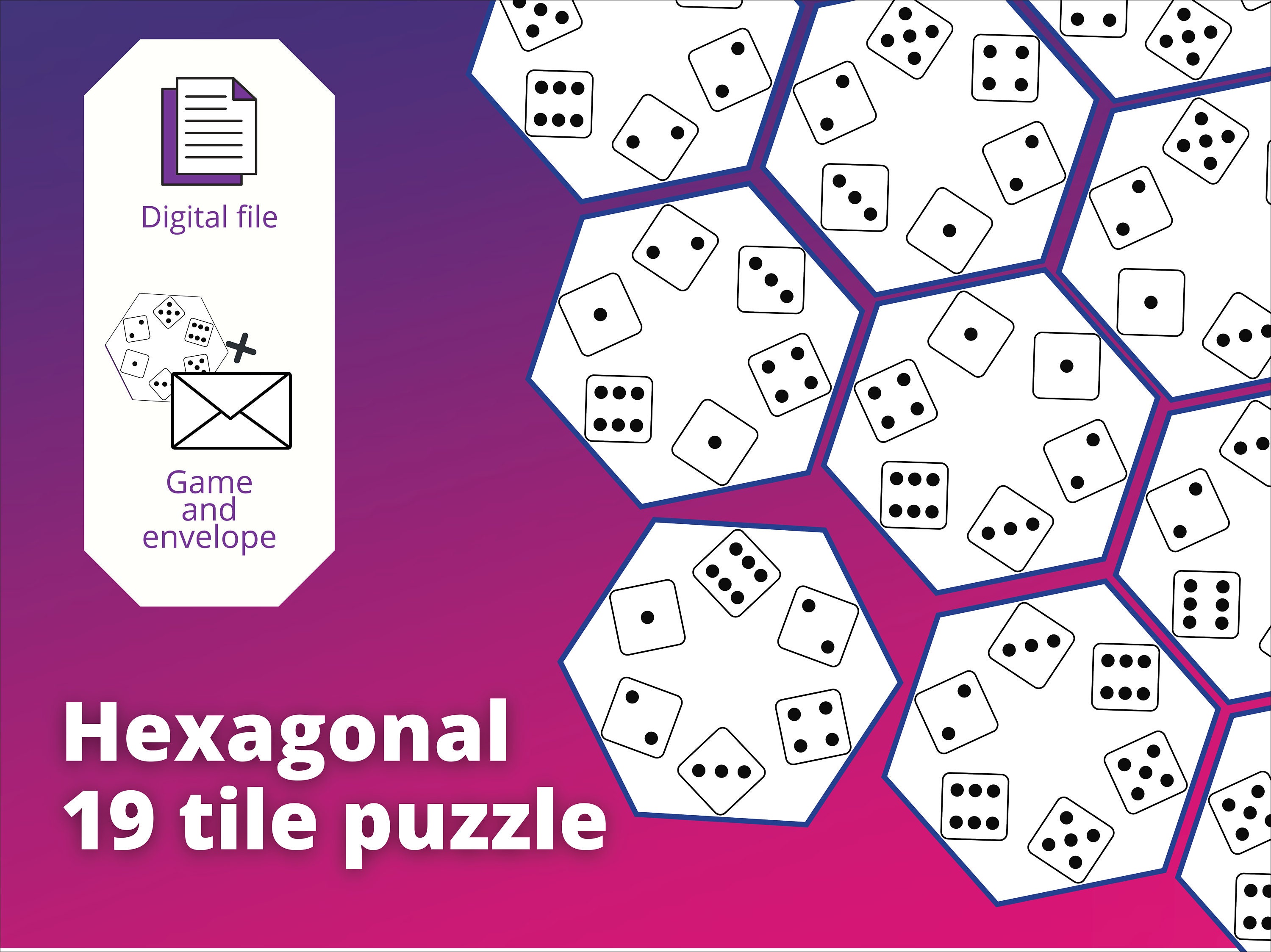 Printable Dice Connecting Puzzle, Connecting Dots, for Kids, Domino ...