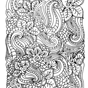 Flower Coloring Pages - Etsy