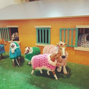 Schleich Horse Tack, Accessories For Schleich, Breyer Horse Accessory, Horse Gift, Small World Play, Crochet, Schleich Pony, Schleich Custom