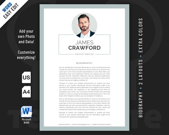 Resume. Biography Resume Biography Sample 2025 UK CV Guide: 10+ Examples With Free CV
