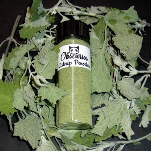 Organic Catnip Powder - Attraction Spells, Witchcraft Curio Herbs for Spellwork, Apothecary Root Herbs, Spiritual Supplies, Altar Tools