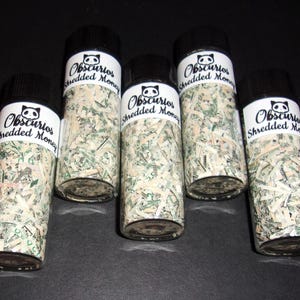 Genuine Shredded Money - Money Spells, Prosperity Work, Witchcraft Curios For Spellwork, Spiritual Supplies, Altar Tools