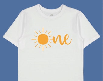 Sun One Tshirt\Onesie | My First Trip Around The Sun | Birthday Tshirt\Onesie | Baby Onesie | Baby Bodysuit | Kids Tshirt