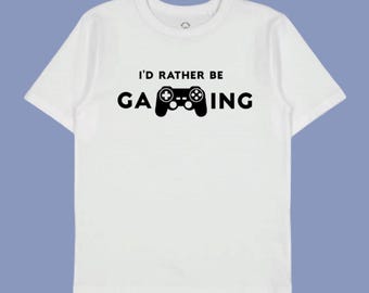 I'd Rather Be Gaming T-shirt | Kids | Gamer