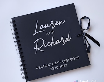 Personalised Guest Book | Wedding | Engagement | Birthday | Baby Shower | First Birthday | Retirement | 21st