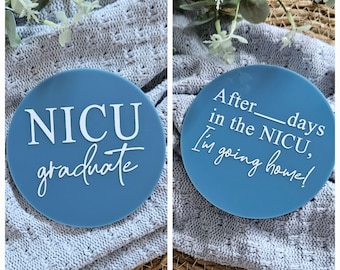 Nicu Graduate | Personalised acrylic name plaques | Pregnancy Announcement | Baby Name Signs