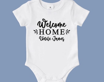 Personalised Welcome Home | Baby Bodysuit | Onesie