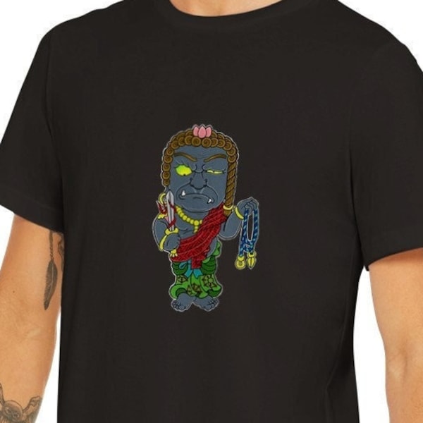 Chibi Fudo Myo Unisex T-Shirt, Irezumi Print